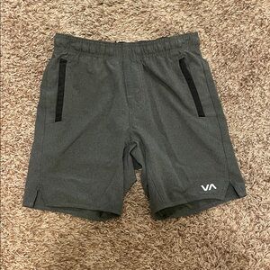 RVCA Kids Charcoal Athletic Shorts